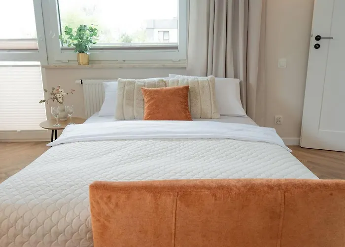 Orange Glow Terrace Ac Free Parking شقة وارسو