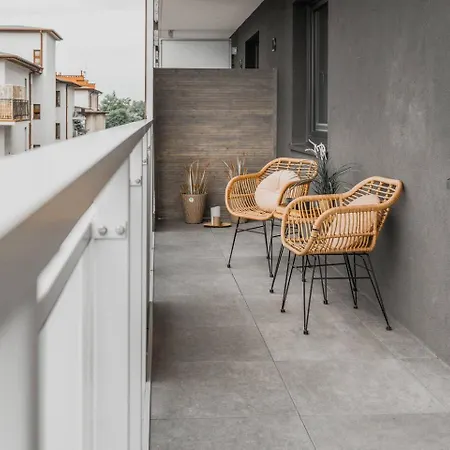 Appartement Orange Glow Terrace Ac Free Parking Warschau